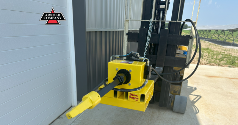 Door Demon Forklift Mounted Hopper Gate Opener With Upgraded Hyd Motor For 17% More Torque - Image 3